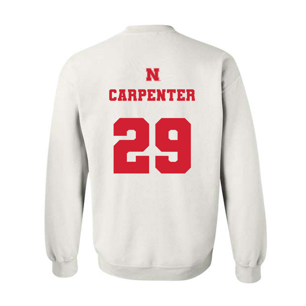 Nebraska - NCAA Women's Soccer : Kayma Carpenter - Generic Shersey Crewneck Sweatshirt-1