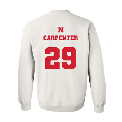 Nebraska - NCAA Women's Soccer : Kayma Carpenter - Generic Shersey Crewneck Sweatshirt-1