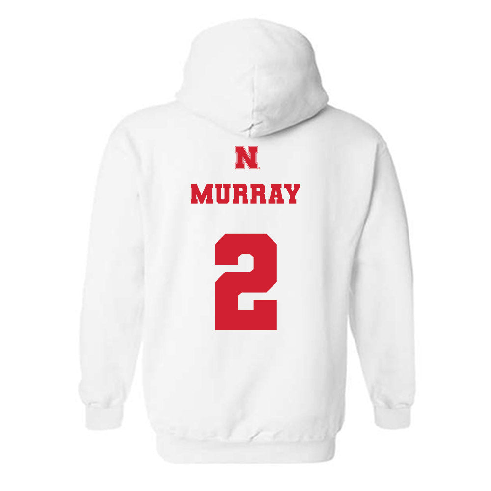 Nebraska - NCAA Women's Volleyball : Harper Murray - Generic Shersey Hooded Sweatshirt-1