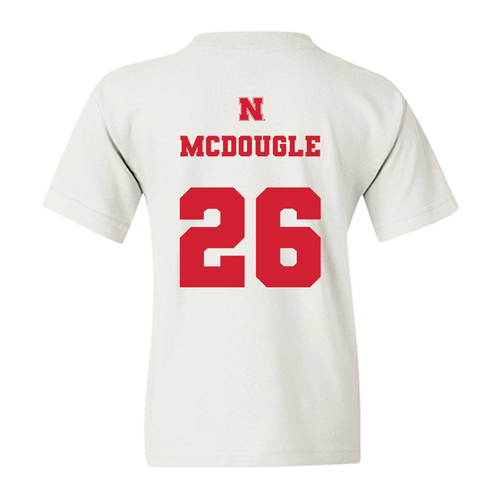 Nebraska - NCAA Football : Dwayne Mcdougle - Generic Shersey Youth T-Shirt-1