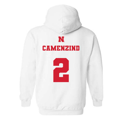 Nebraska - NCAA Softball : Lauren Camenzind - Generic Shersey Hooded Sweatshirt-1