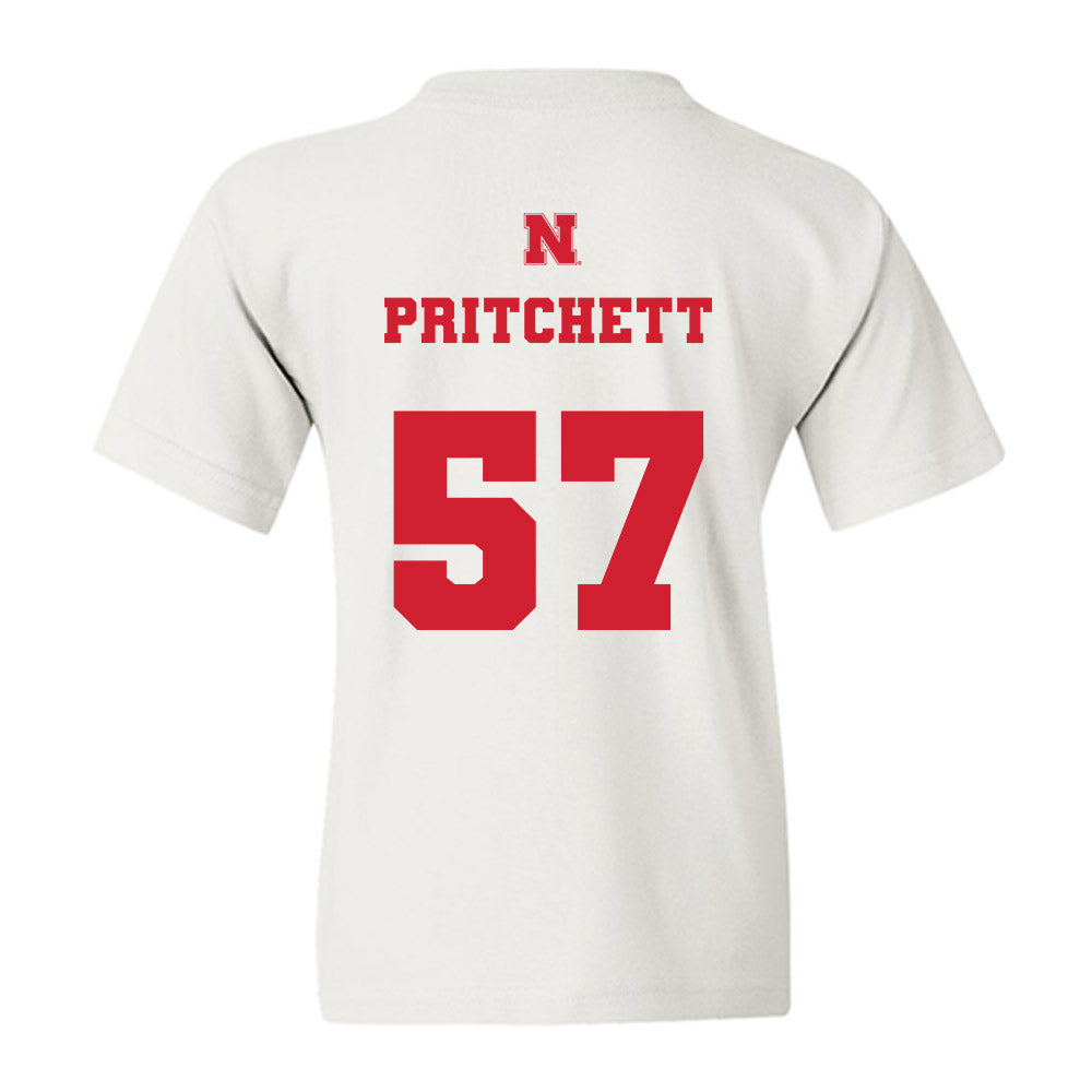 Nebraska - NCAA Football : Elijah Pritchett - Generic Shersey Youth T-Shirt-1