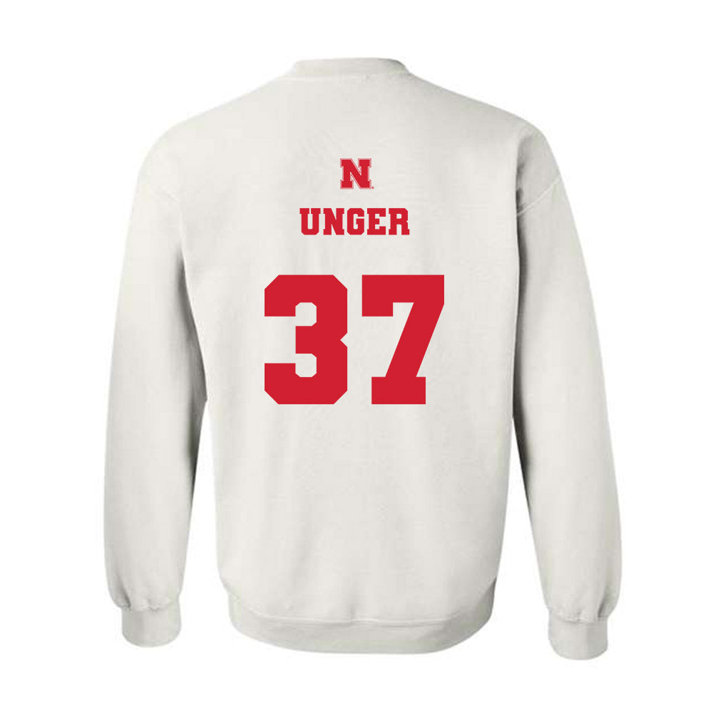 Nebraska - NCAA Baseball : J'Shawn Unger - Generic Shersey Crewneck Sweatshirt-1