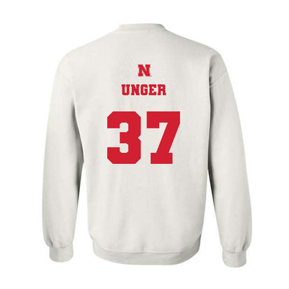 Nebraska - NCAA Baseball : J'Shawn Unger - Generic Shersey Crewneck Sweatshirt-1