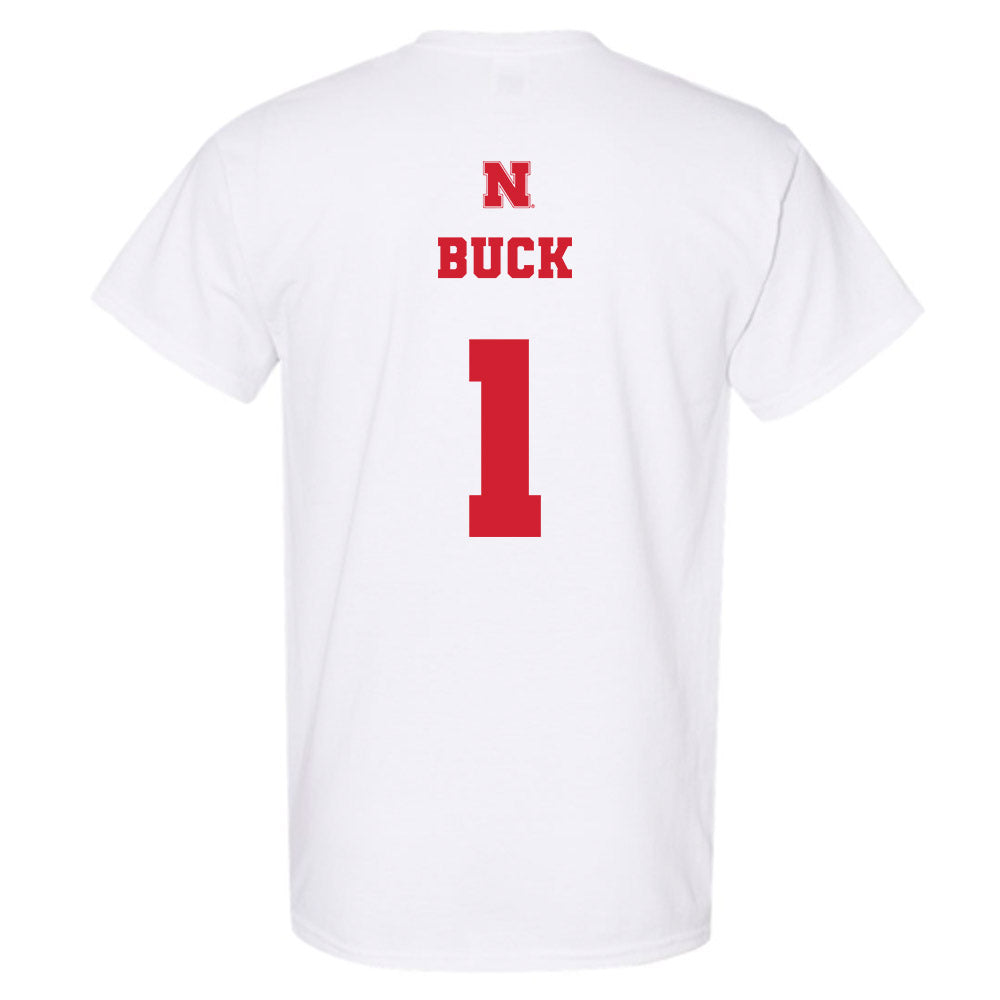 Nebraska - NCAA Baseball : Jett Buck - Generic Shersey T-Shirt-1