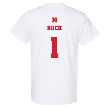 Nebraska - NCAA Baseball : Jett Buck - Generic Shersey T-Shirt-1