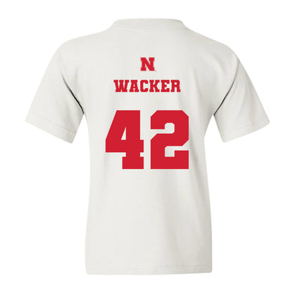 Nebraska - NCAA Football : Derek Wacker - Generic Shersey Youth T-Shirt-1