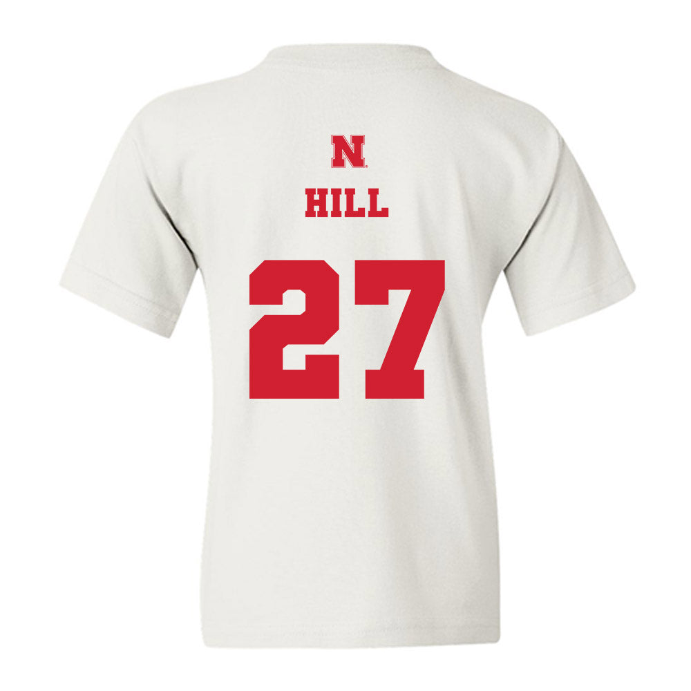 Nebraska - NCAA Softball : Natalia Hill - Generic Shersey Youth T-Shirt-1