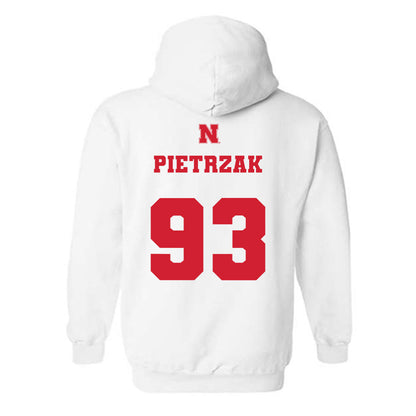Nebraska - NCAA Football : Kade Pietrzak - Generic Shersey Hooded Sweatshirt-1