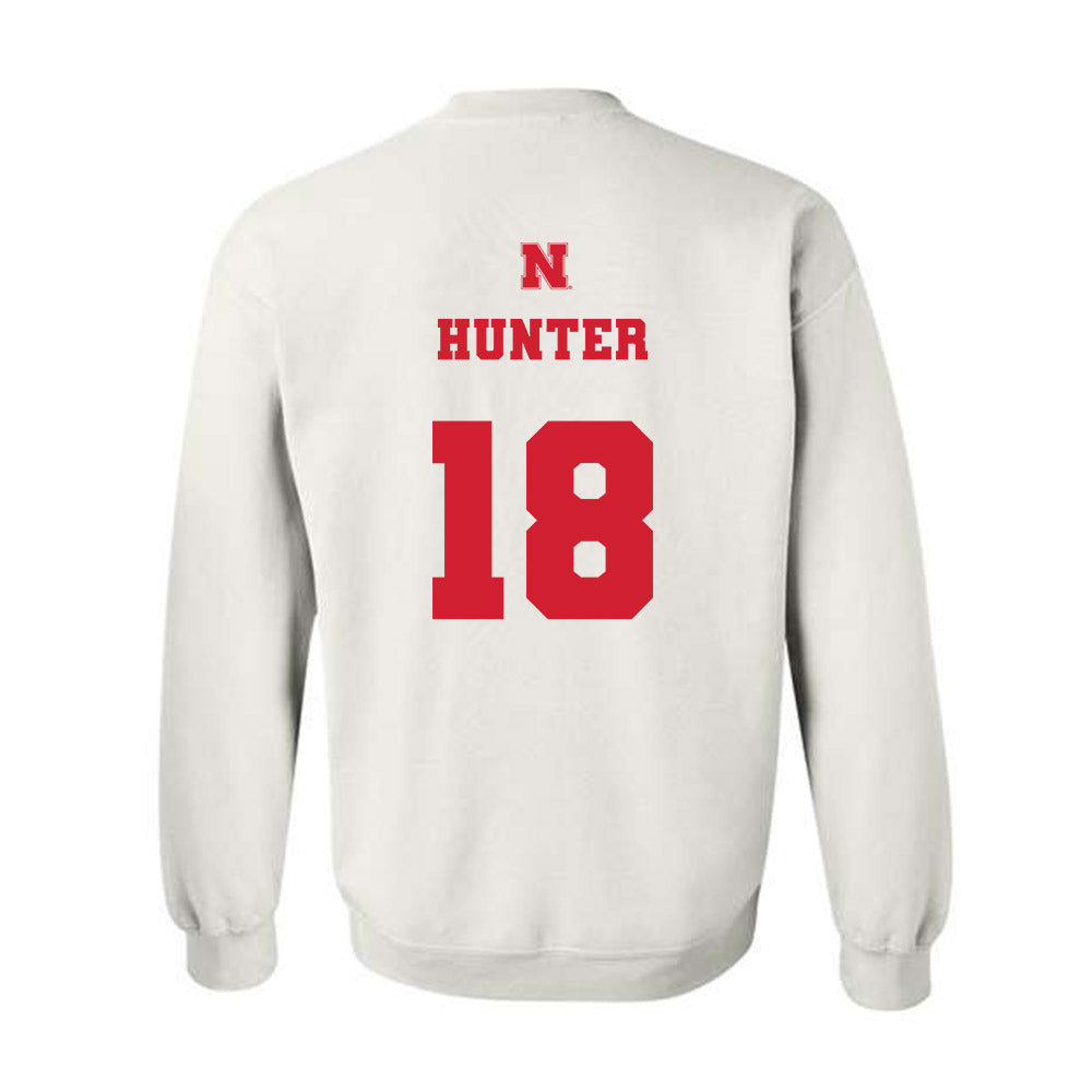 Nebraska - NCAA Women's Volleyball : Ryan Hunter - Generic Shersey Crewneck Sweatshirt-1