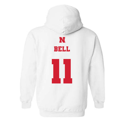 Nebraska - NCAA Football : Demitrius Bell - Generic Shersey Hooded Sweatshirt-1