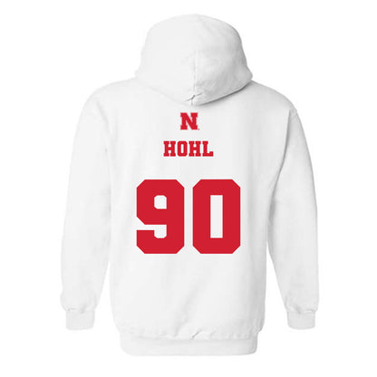 Nebraska - NCAA Football : John Hohl - Generic Shersey Hooded Sweatshirt-1