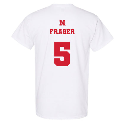 Nebraska - NCAA Men's Basketball : Braden Frager - Generic Shersey T-Shirt-1