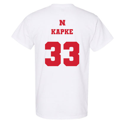 Nebraska - NCAA Men's Basketball : Boden Kapke - Generic Shersey T-Shirt-1