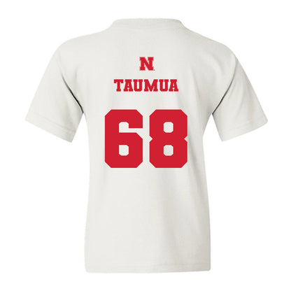 Nebraska - NCAA Football : Preston Taumua - Generic Shersey Youth T-Shirt-1