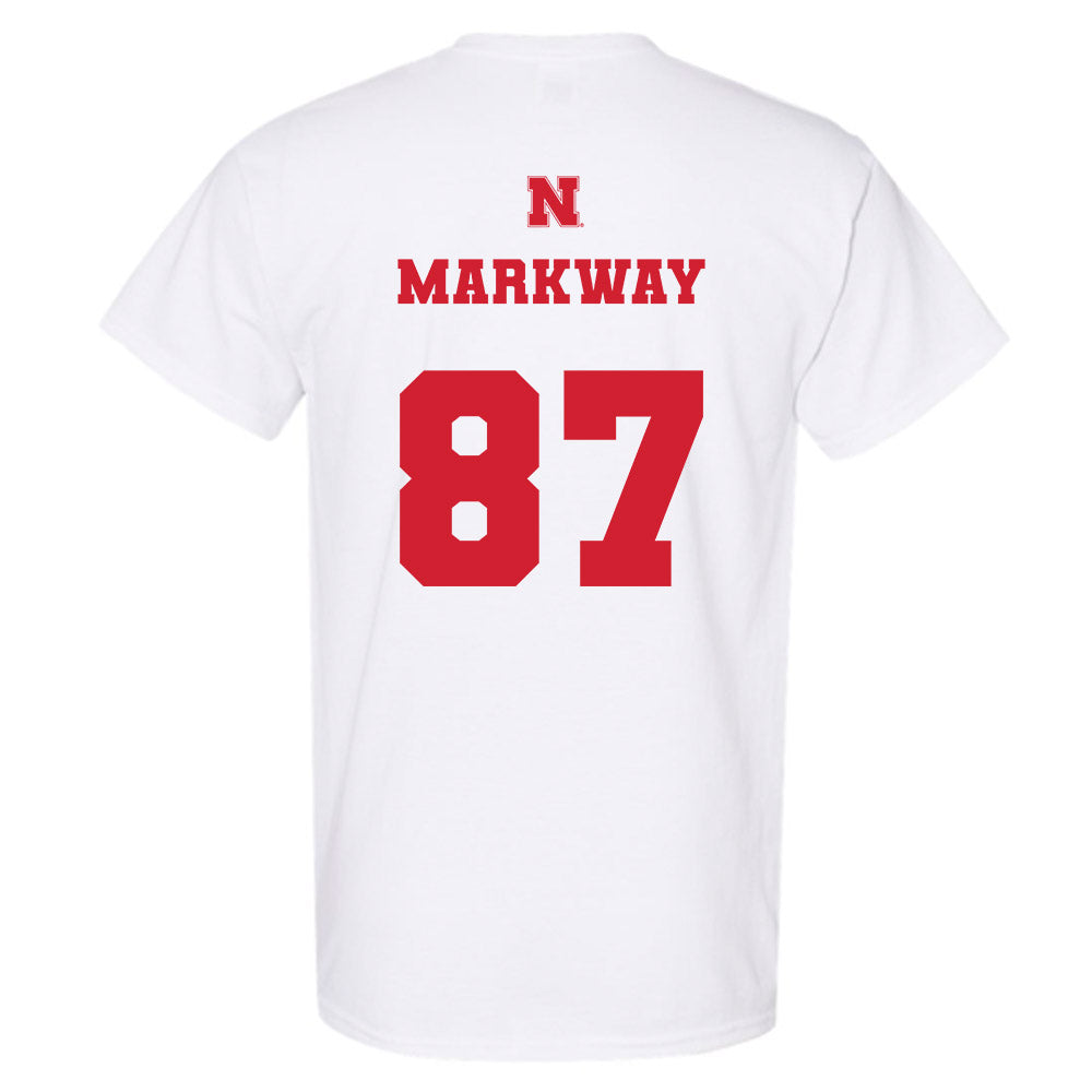 Nebraska - NCAA Football : Mac Markway - Generic Shersey T-Shirt-1