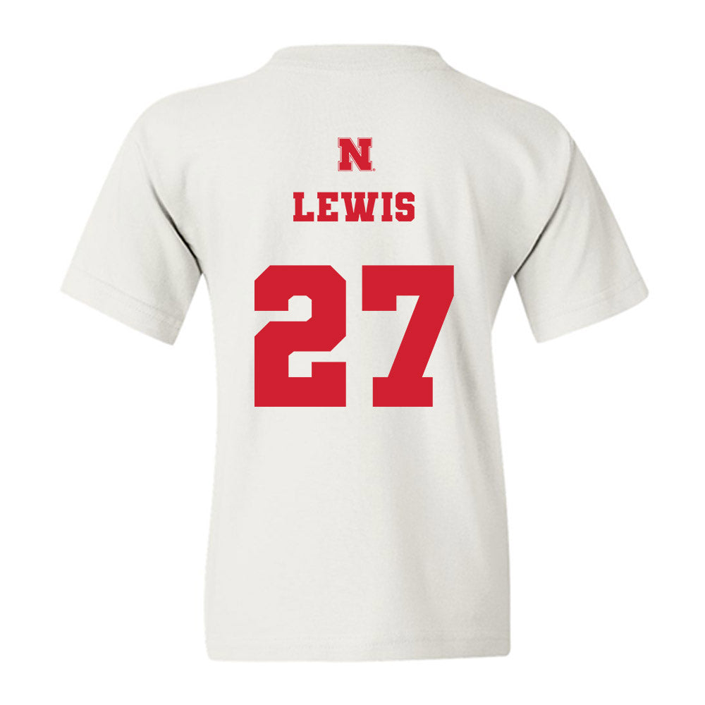 Nebraska - NCAA Women's Soccer : Nathalie Lewis - Generic Shersey Youth T-Shirt-1