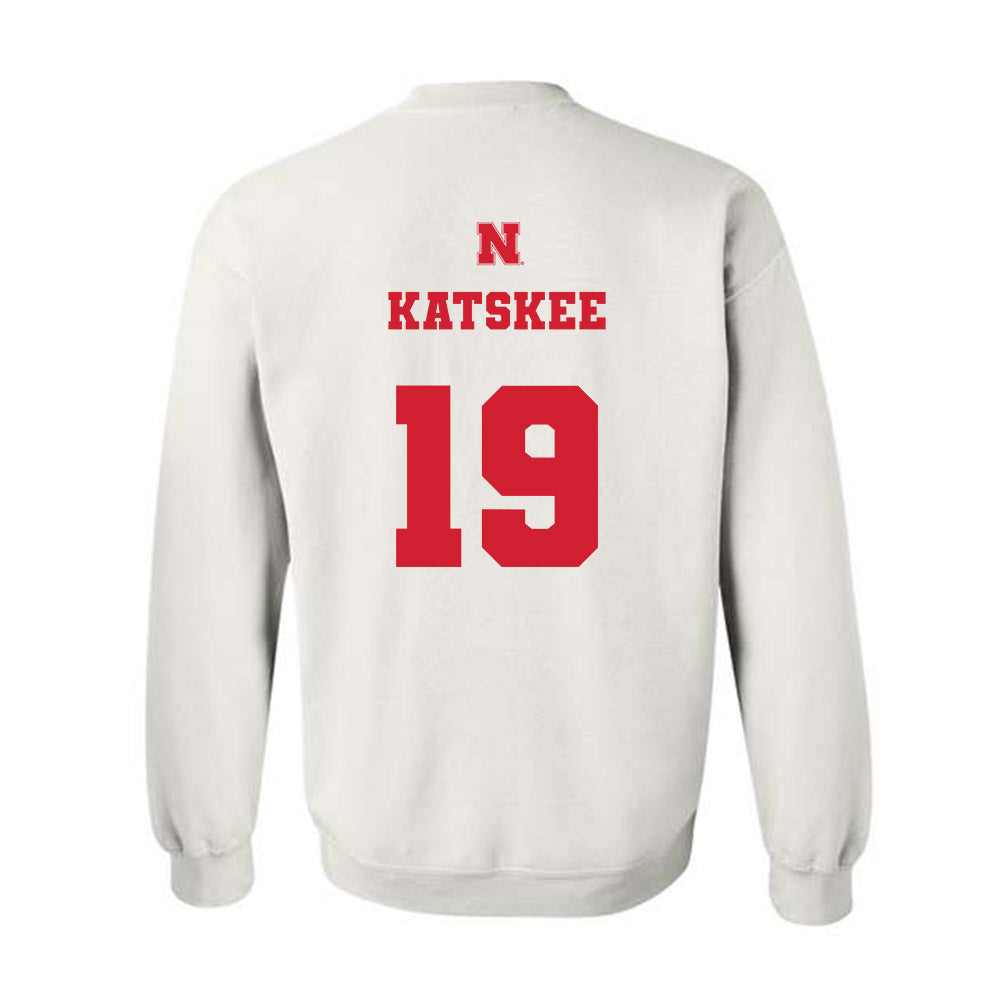 Nebraska - NCAA Baseball : Cooper Katskee - Generic Shersey Crewneck Sweatshirt-1