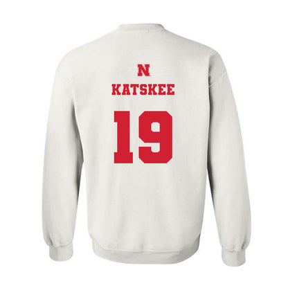 Nebraska - NCAA Baseball : Cooper Katskee - Generic Shersey Crewneck Sweatshirt-1