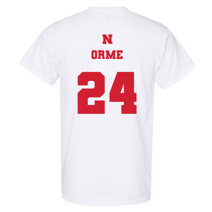 Nebraska - NCAA Men's Basketball : Sam Orme - Generic Shersey T-Shirt-1