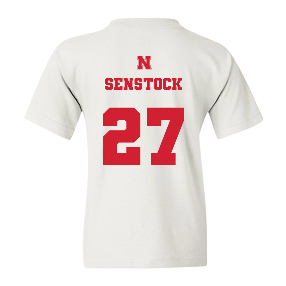 Nebraska - NCAA Baseball : Joey Senstock - Generic Shersey Youth T-Shirt-1