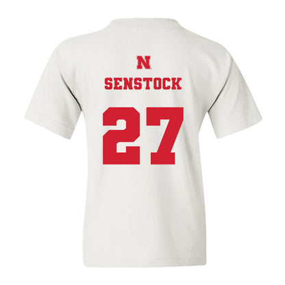 Nebraska - NCAA Baseball : Joey Senstock - Generic Shersey Youth T-Shirt-1