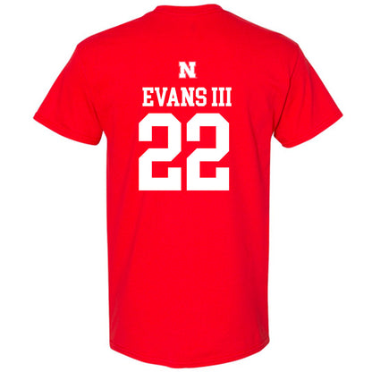 Nebraska - NCAA Football : Victor Evans III - Generic Shersey T-Shirt-1