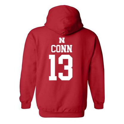 Nebraska - NCAA Football : Jamir Conn - Generic Shersey Hooded Sweatshirt-1