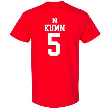 Nebraska - NCAA Football : Taylor Kumm - Generic Shersey T-Shirt-1