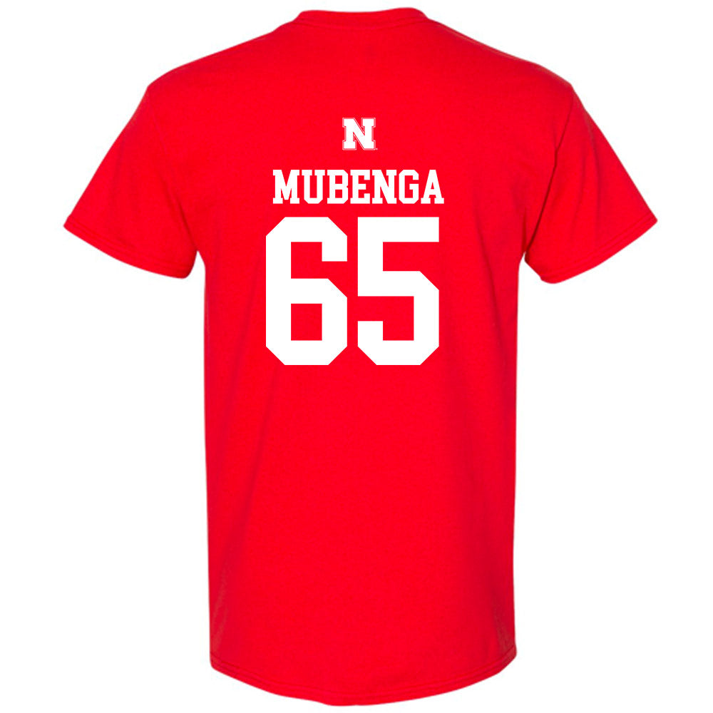 Nebraska - NCAA Football : Paul Mubenga - Generic Shersey T-Shirt-1