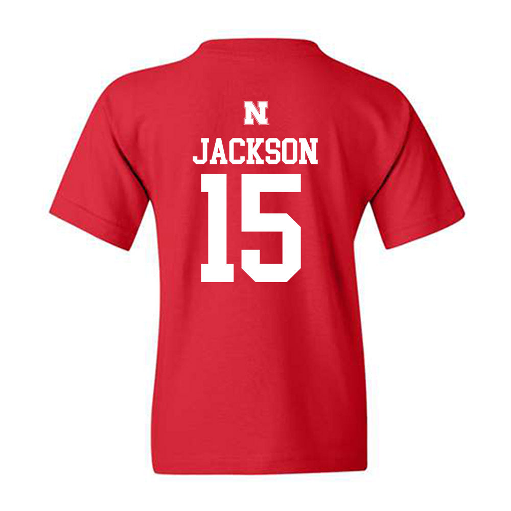 Nebraska - NCAA Women's Volleyball : Andi Jackson - Generic Shersey Youth T-Shirt-1