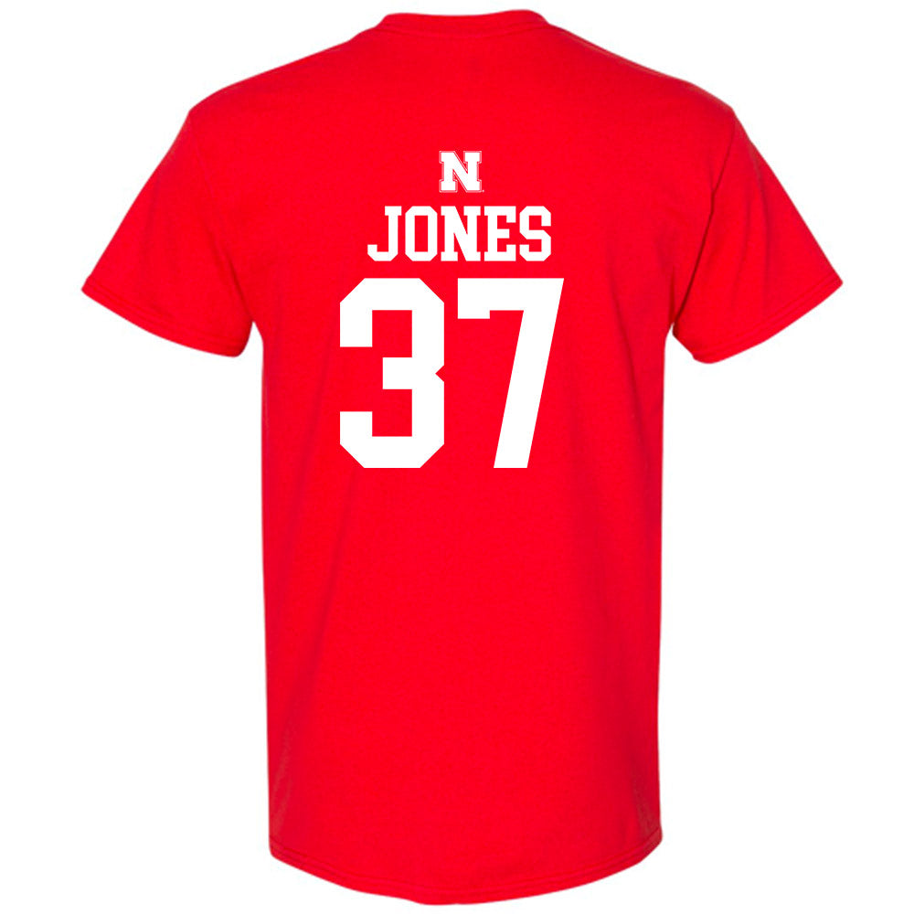 Nebraska - NCAA Football : Donovan Jones - Generic Shersey T-Shirt-1