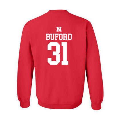 Nebraska - NCAA Football : Mario Buford - Generic Shersey Crewneck Sweatshirt-1