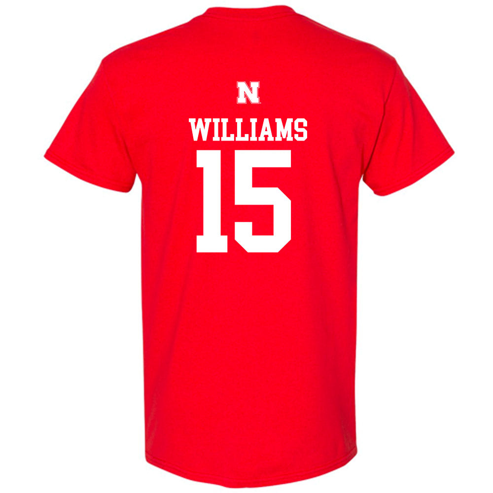 Nebraska - NCAA Women's Basketball : Kennadi Williams - Generic Shersey T-Shirt-1
