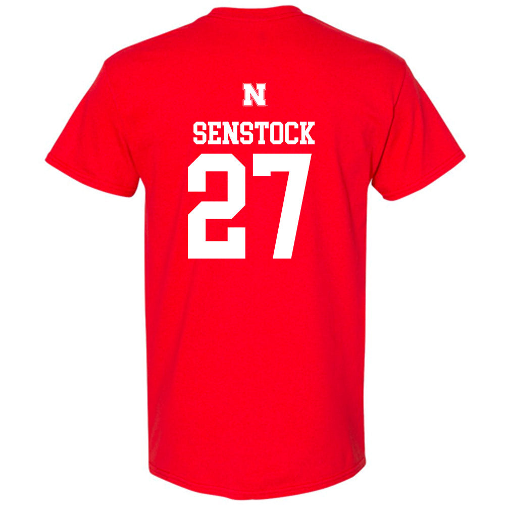 Nebraska - NCAA Baseball : Joey Senstock - Generic Shersey T-Shirt-1