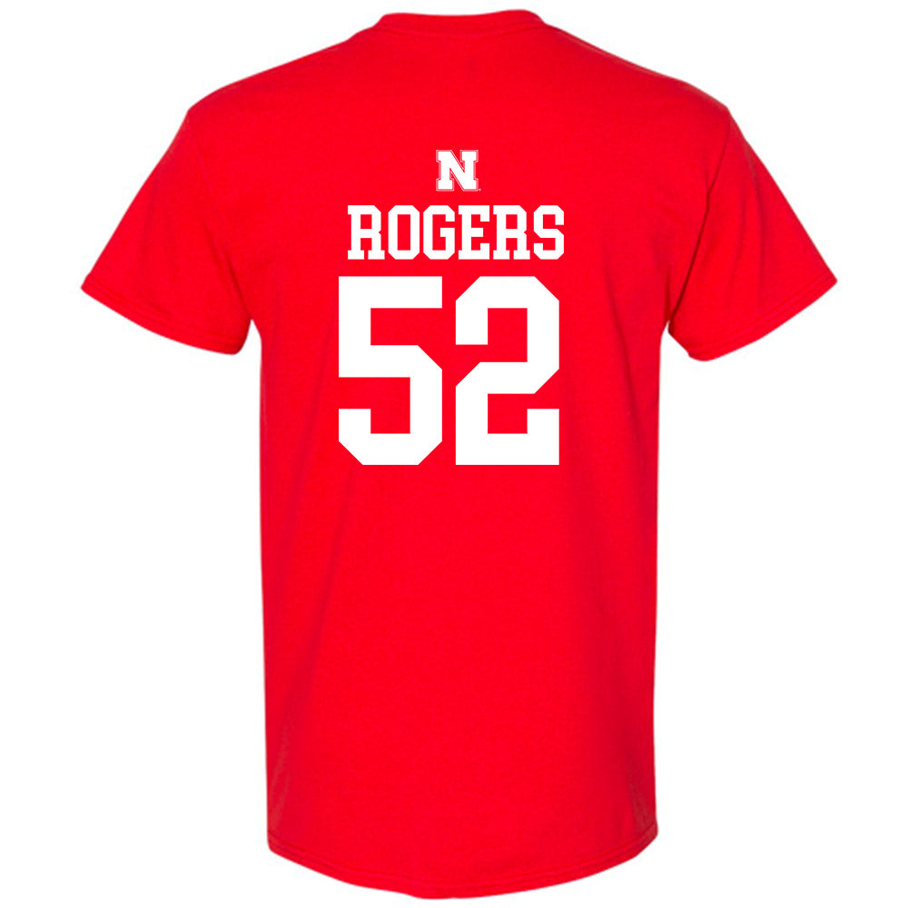 Nebraska - NCAA Football : Dylan Rogers - Generic Shersey T-Shirt-1