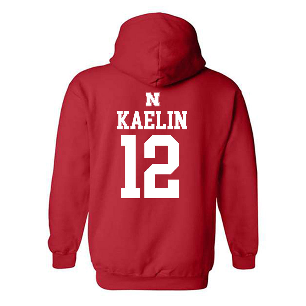 Nebraska - NCAA Football : Daniel Kaelin - Generic Shersey Hooded Sweatshirt-1