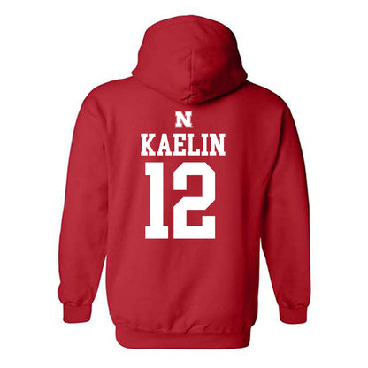 Nebraska - NCAA Football : Daniel Kaelin - Generic Shersey Hooded Sweatshirt-1
