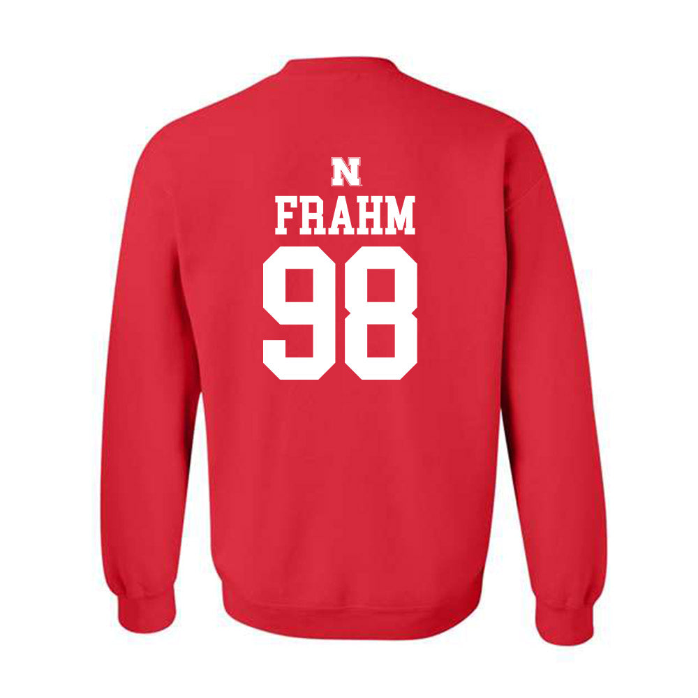 Nebraska - NCAA Softball : Jordyn Frahm - Generic Shersey Crewneck Sweatshirt-1