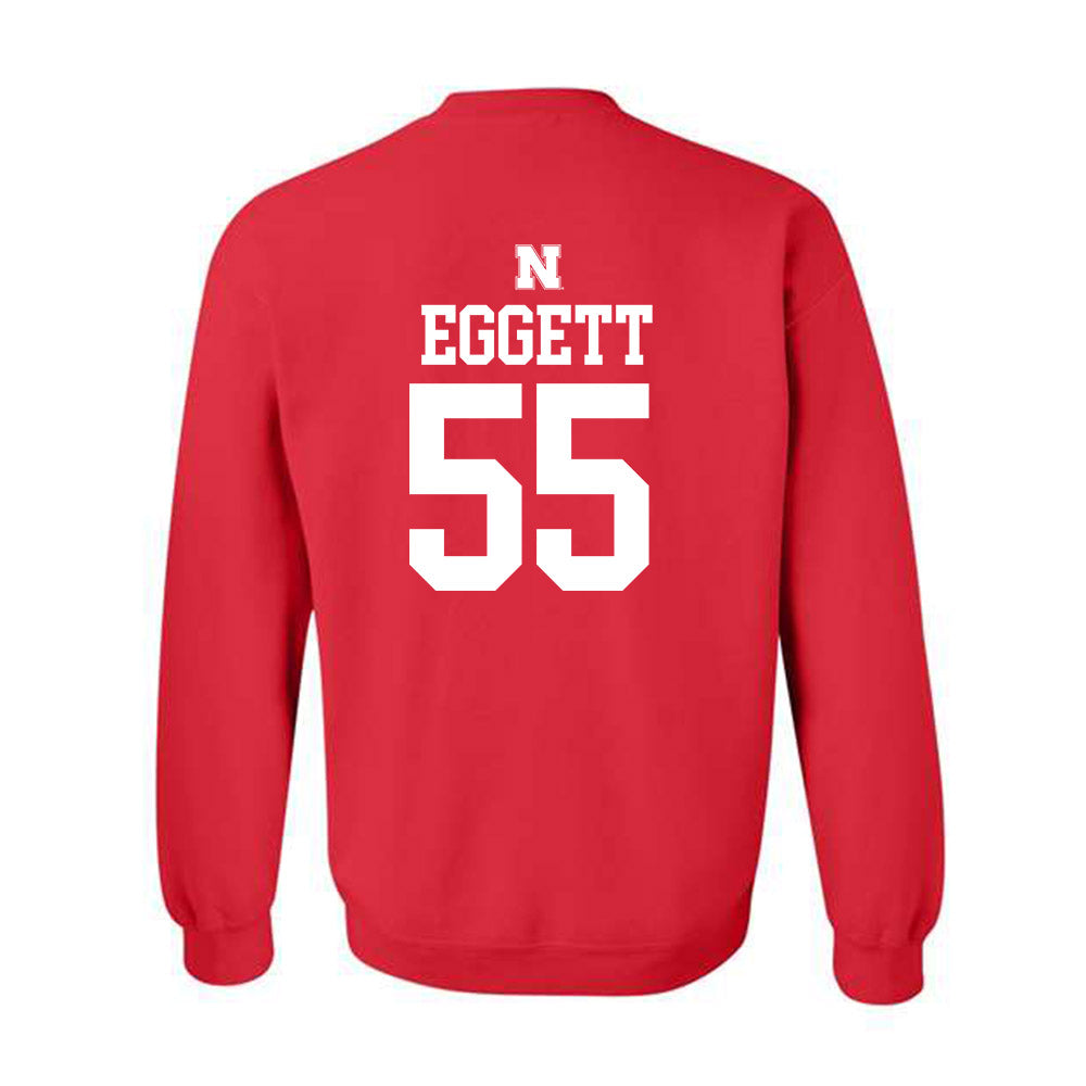 Nebraska - NCAA Women's Soccer : Kate Eggett - Generic Shersey Crewneck Sweatshirt-1