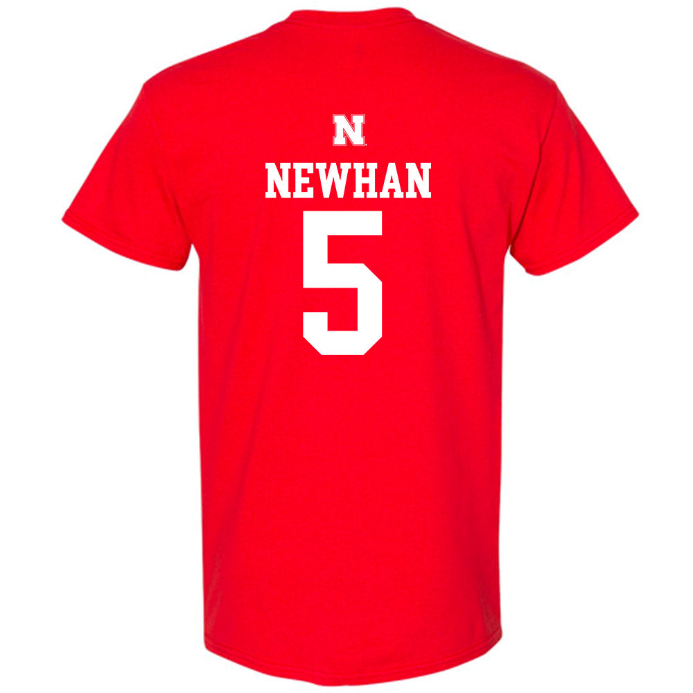 Nebraska - NCAA Baseball : Nico Newhan - Generic Shersey T-Shirt-1