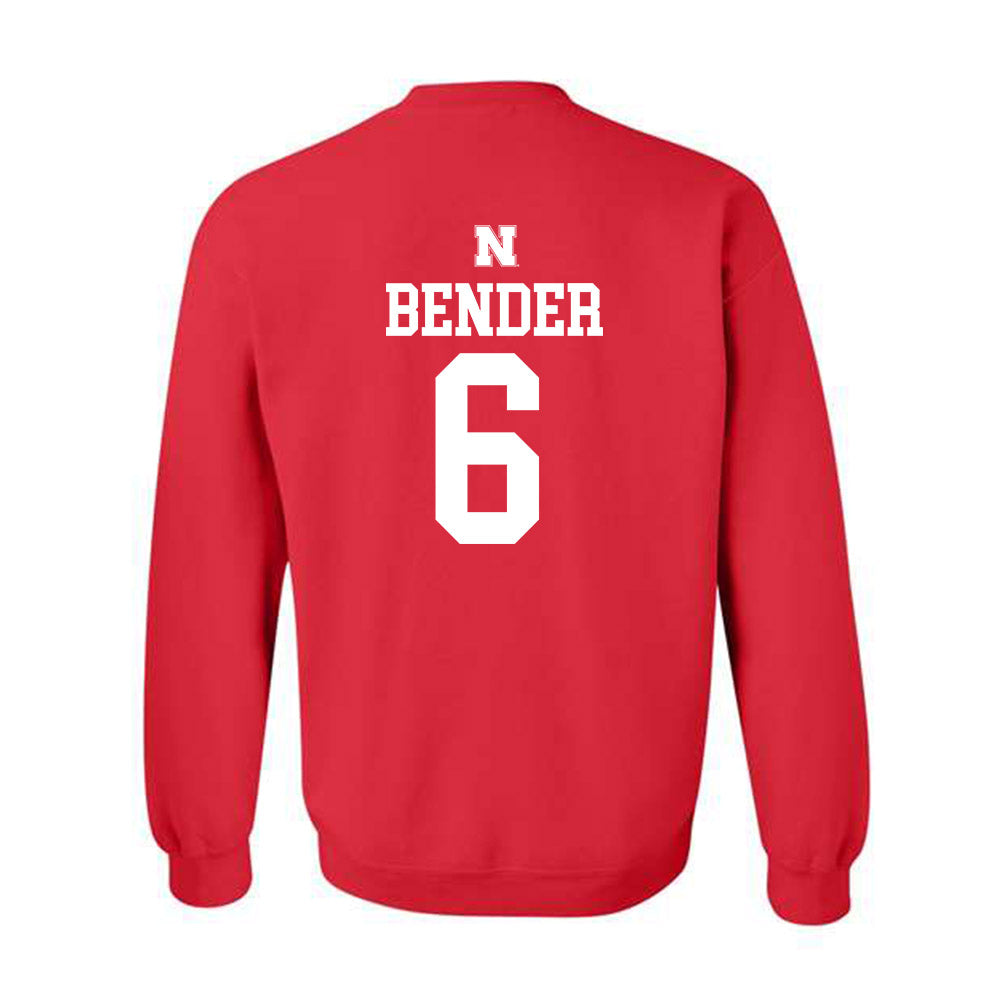 Nebraska - NCAA Baseball : Pryce Bender - Generic Shersey Crewneck Sweatshirt-1