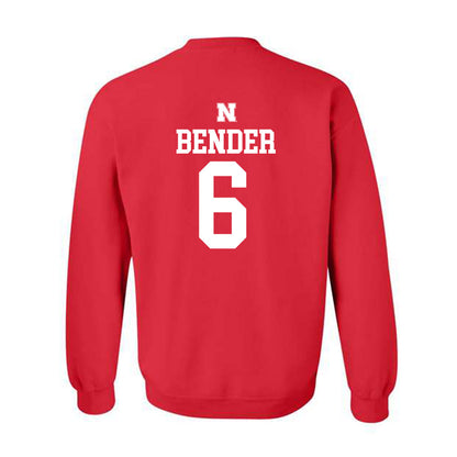 Nebraska - NCAA Baseball : Pryce Bender - Generic Shersey Crewneck Sweatshirt-1