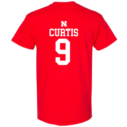 Nebraska - NCAA Men's Basketball : Leo Curtis - Generic Shersey T-Shirt-1