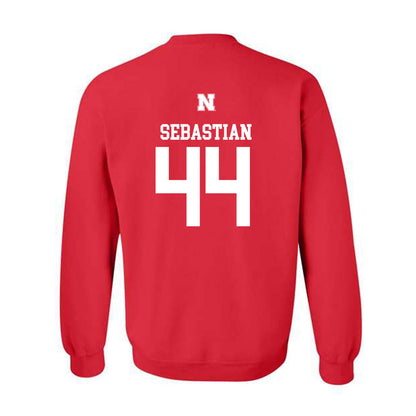 Nebraska - NCAA Baseball : Blake Sebastian - Generic Shersey Crewneck Sweatshirt-1