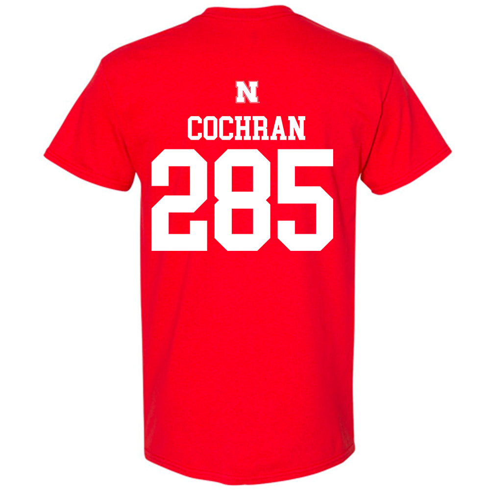 Nebraska - NCAA Wrestling : Lucas Cochran - Generic Shersey T-Shirt-1