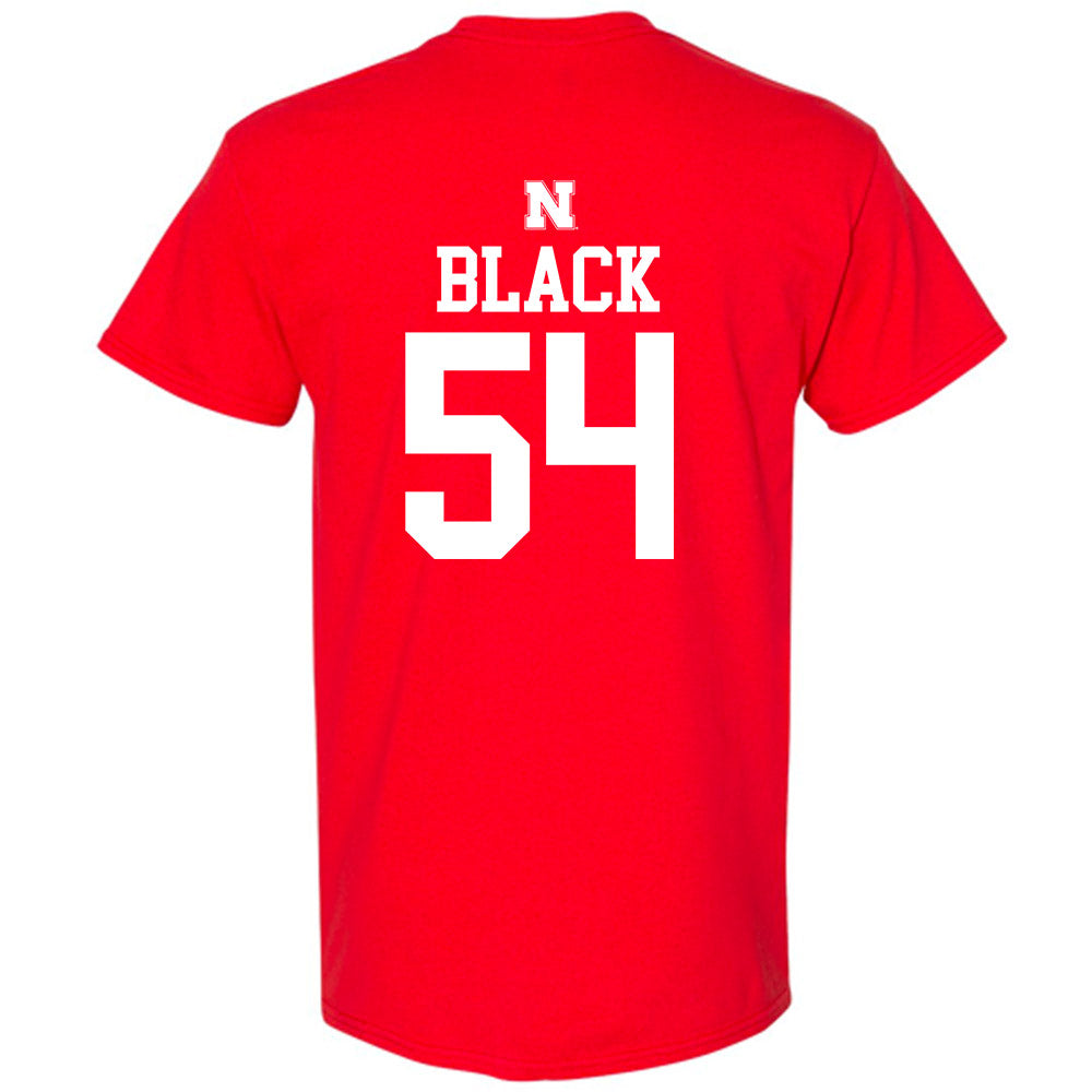 Nebraska - NCAA Football : Brendan Black - Generic Shersey T-Shirt-1