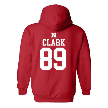 Nebraska - NCAA Football : Quinn Clark - Generic Shersey Hooded Sweatshirt-1