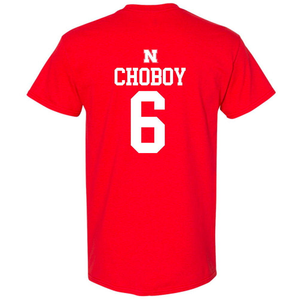 Nebraska - NCAA Women's Volleyball : Laney Choboy - Generic Shersey T-Shirt-1