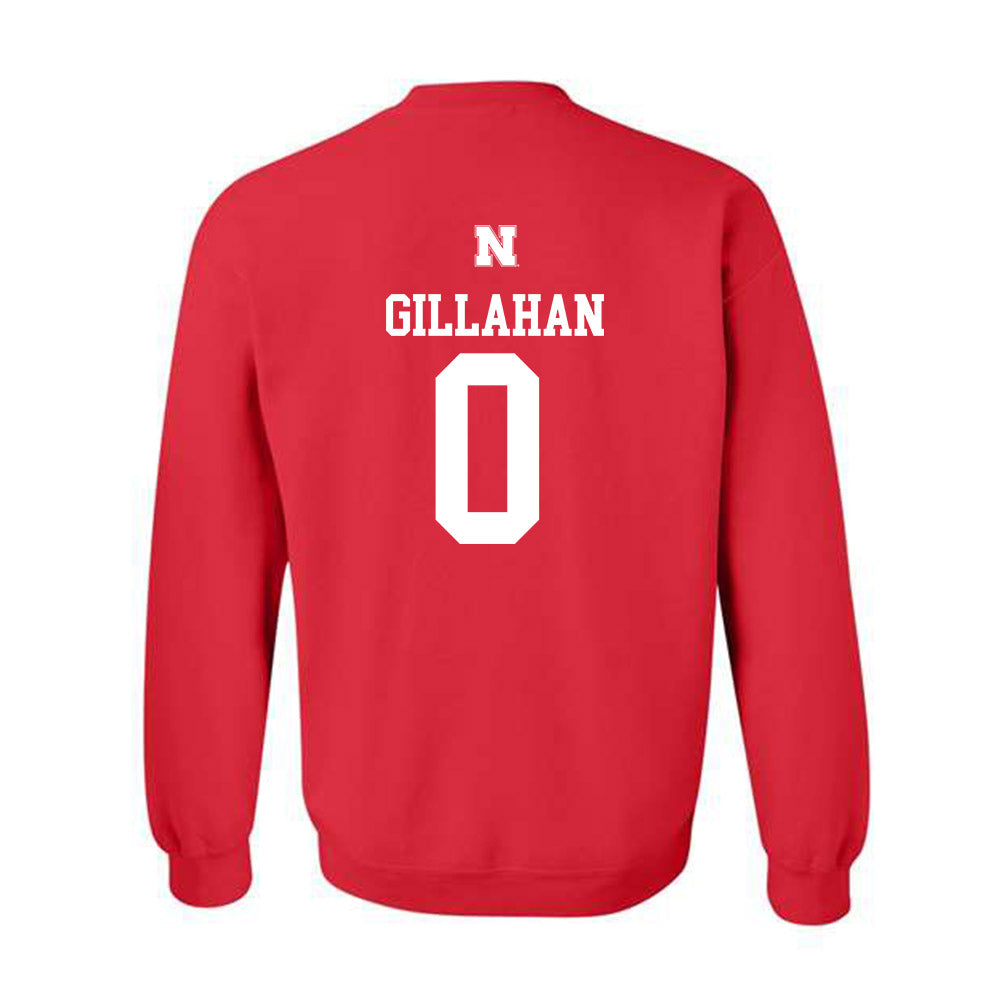 Nebraska - NCAA Women's Soccer : Avery Gillahan - Generic Shersey Crewneck Sweatshirt-1